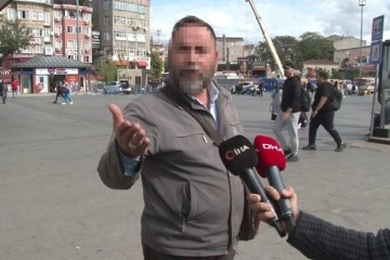 İstanbul’da yolcu seçen taksici gazetecilere küfür etti