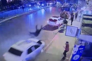 İstanbul'un göbeğinde dehşet anları kamerada: Aracını üzerlerine sürüp adamı öldürdü