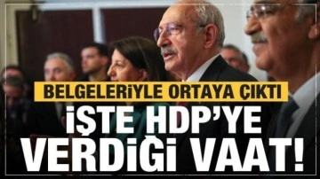 İşte Kılıçdaroğlu'nun HDP'ye vaadi! Belgeleriyle ortaya çıktı