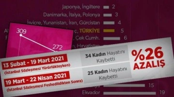 İşte rakamlar: Türkiye İstanbul Sözleşmesi'nden çıktı, kadına şiddet azaldı