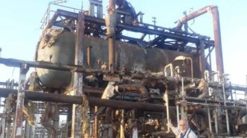 İşte Türk SİHA'larının demir yığınına çevirdiği PKK'nın petrol rafinerisi