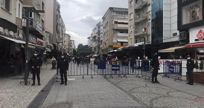 İzmir'de önemli caddelere kişi sınırlaması geldi