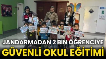 Jandarmadan 2 bin öğrenciye güvenli okul eğitimi