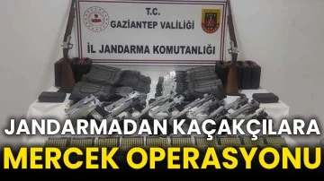 Jandarmadan kaçakçılara mercek operasyonu