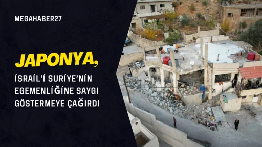 Japonya, İsrail’i Suriye’nin Egemenliğine Saygı Göstermeye Çağırdı