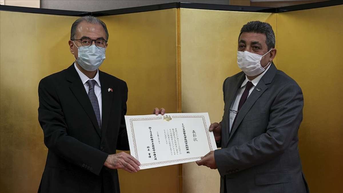 Japonya'dan 10 yıl önceki depremde yardımına koşan AFAD'a 'Japonya Büyükelçisi Ödülü&