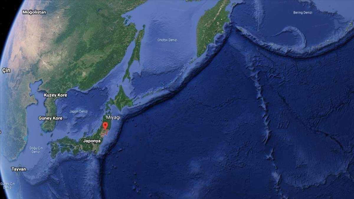 Japonya'nın Miyagi eyaleti açıklarında 6,8 büyüklüğünde deprem