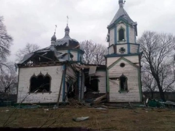 Jitomir'in bir köyündeki 150 yıllık kilise tahrip oldu