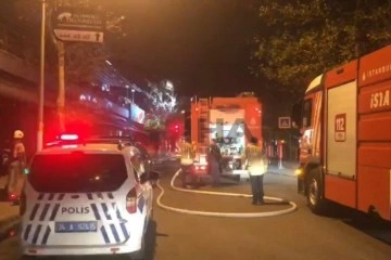 Kadıköy’de korkutan iş yeri yangını