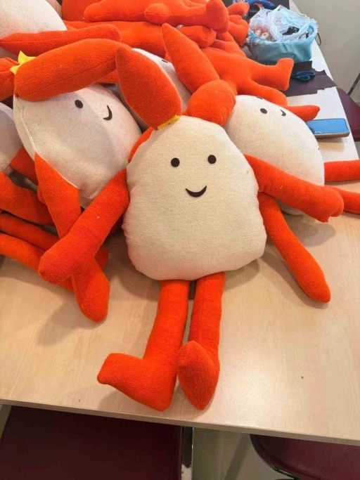 Kadınlar, lösemili çocuklara oyuncak bebek ve elbise dikmek için bir araya geldi