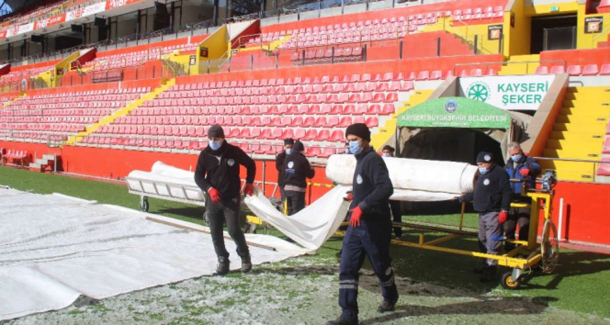 Kadir Has Stadı, Galatasaray maçına hazırlanıyor
