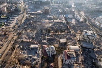 Kahramanmaraş depremin 10'uncu gününde havadan görüntülendi