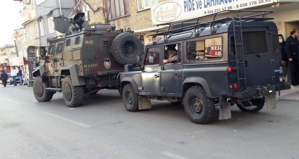 Kahramanmaraş'ta terör operasyonuna 1 gözaltı