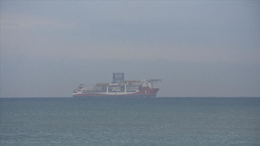 Kanuni sondaj gemisi Zonguldak açıklarında