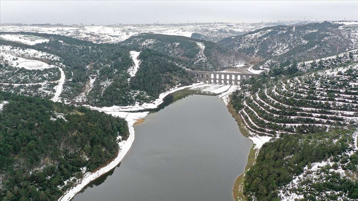 Kar yağışının ardından İstanbul'a su sağlayan barajlardaki doluluk oranı artıyor