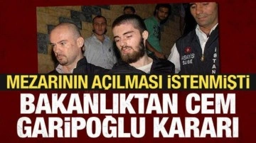 Karabulut'un ailesi mezarının açılmasını istemişti: Bakanlık'tan Cem Garipoğlu kararı
