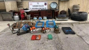 Karaman'da aile görüntüsü vererek hırsızlık yapan 4 kişi yakalandı