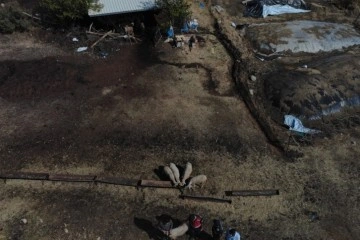 Kaybolan koyunlar drone ile bulundu