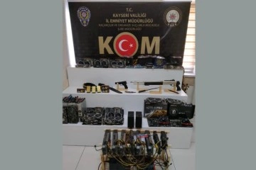 Kayseri'de bitcoin üretim tesislerine operasyon: 6 gözaltı
