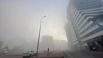 Kayseri'de sis ulaşımı olumsuz etkiledi