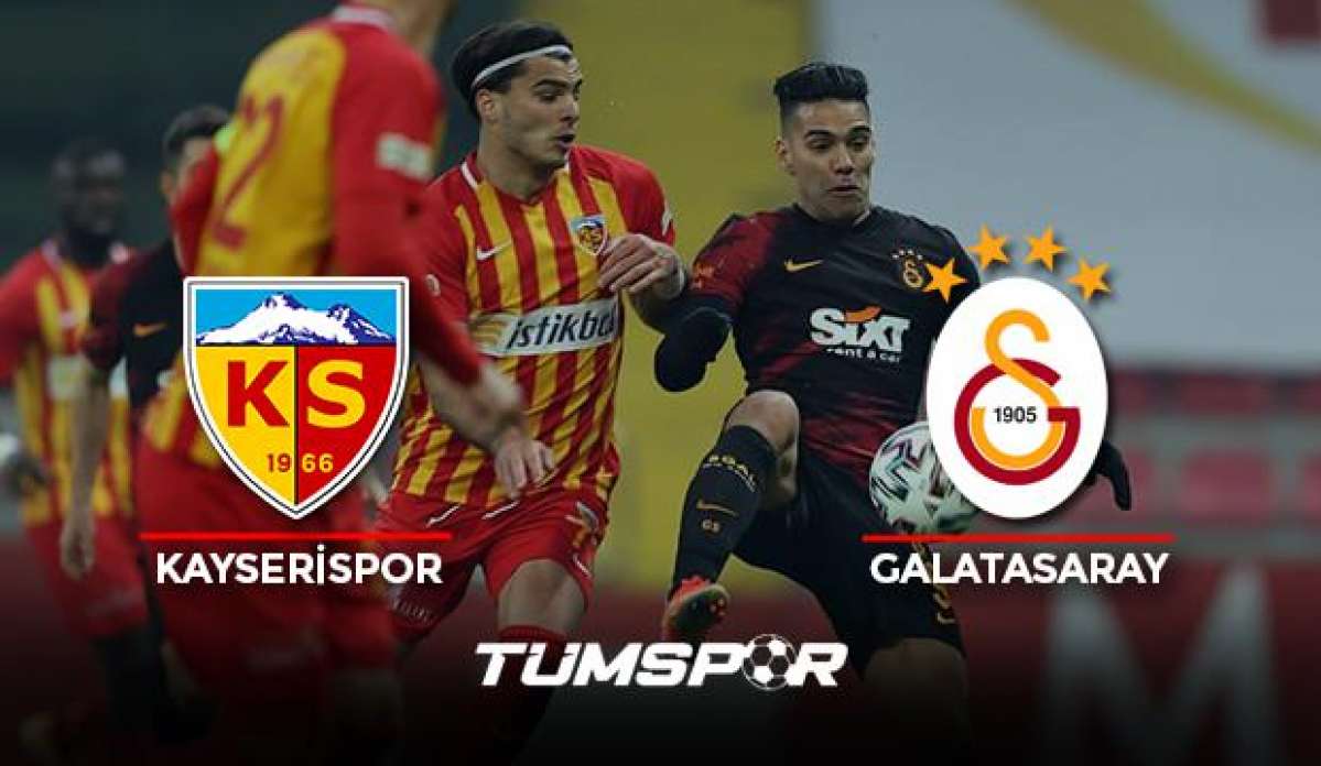 Kayserispor Galatasaray maçı geniş özeti ve golleri (BeIN Sports) | Aslan Kayseri'ye 3 attı!