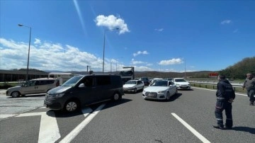 Kaza nedeniyle kapatılan Bolu Dağı Tüneli İstanbul istikameti açıldı
