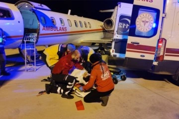 Kazada ağır yaralanan oyuncu Sergen Deveci ambulans uçakla İstanbul’a sevk edildi