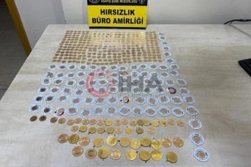 Kendisini polis olarak tanıttı, 19 tam, 28 yarım, 287 &ccedil;eyrek ve 87 gram altın dolandırdı