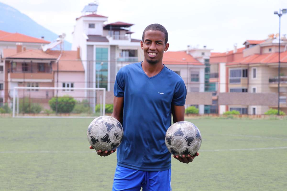 Kenyalı Abdulselamın futbolcu olma hayali