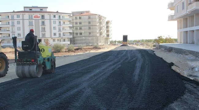 Kilis’te asfalt çalışmaları sürüyor