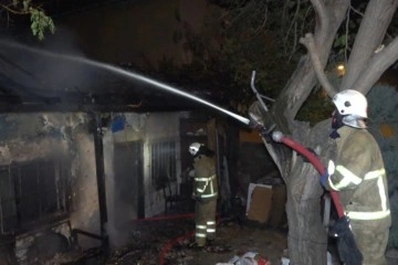 Kırıkkale'de müstakil evde yangın paniği