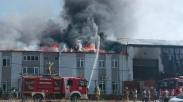 Kırıkkale'de savunma sanayi fabrikasında yangın