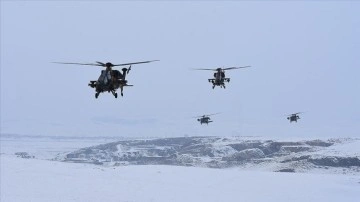 "Kış Tatbikatı-2023" kapsamında helikopter destekli hava operasyonu icra edildi