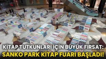 Kitap tutkunları için büyük fırsat: SANKO Park Kitap Fuarı başladı!