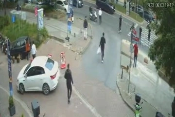 KKTC Başbakanlık yetkilisinin kızına Beşiktaş’ta motosiklet çarptı: O anlar kamerada
