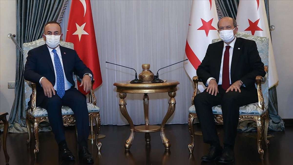 KKTC Cumhurbaşkanı Tatar Dışişleri Bakanı Çavuşoğlu’nu kabul etti