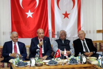 KKTC Cumhurbaşkanı Tatar, Erzincan'da Kıbrıs gazileriyle buluştu