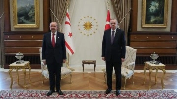 KKTC Cumhurbaşkanı Tatar'dan Cumhurbaşkanı Erdoğan'a tebrik telefonu