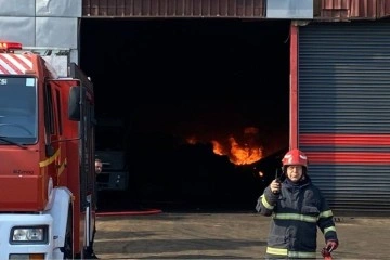 Kocaeli'de fabrika yangını