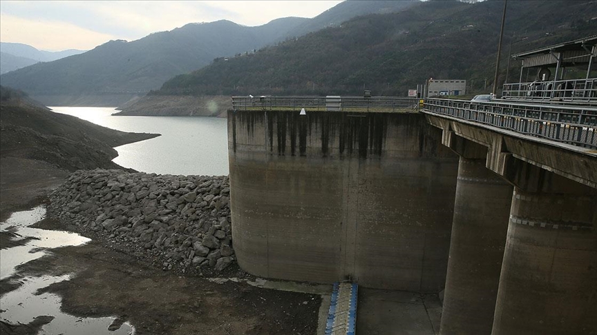 Kocaeli'deki Yuvacık Barajı'nın su seviyesi yüzde 14'e düştü