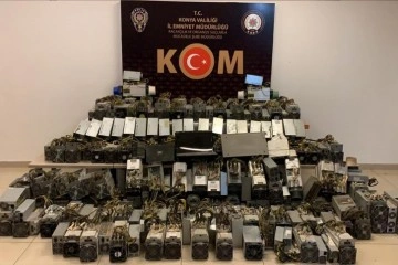 Konya'da kripto para operasyonu: 1 gözaltı