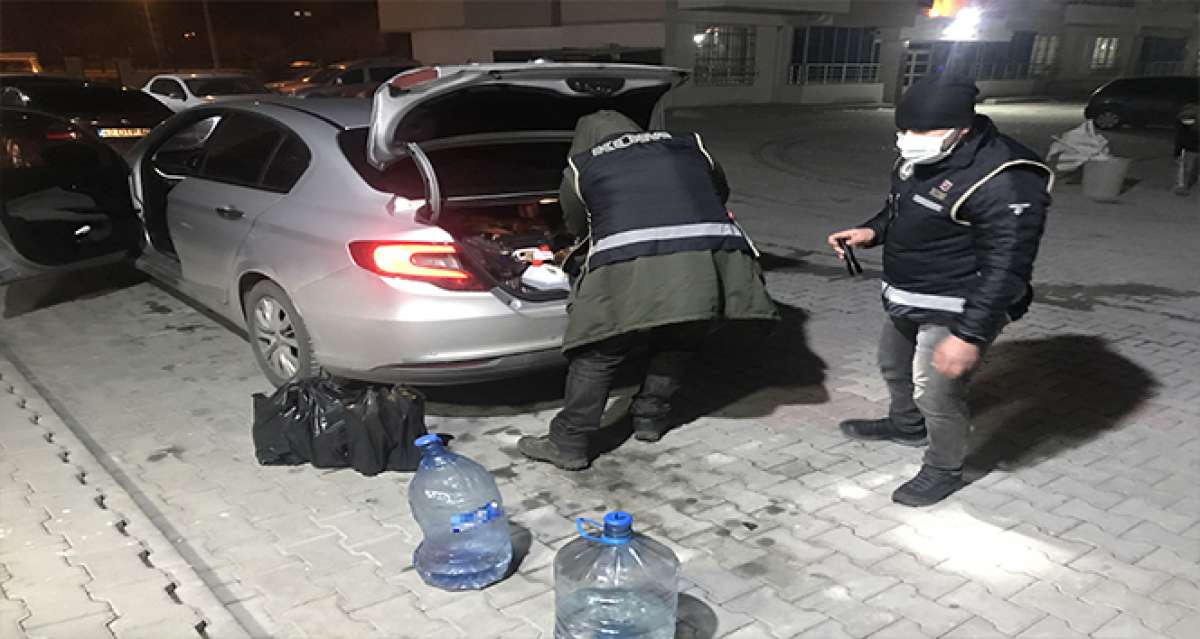 Konya'da sahte içki üretilen evde patlama: 1 yaralı