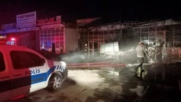 Konya'daki yangında 4 iş yeri kullanılamaz hale geldi