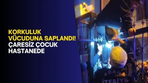 Korkuluk vücuduna saplandı! Çaresiz çocuk hastanede