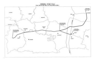 K&ouml;şk - &Ouml;demiş Karayolu projesi Resmi Gazete&rsquo;de yayınlandı