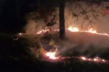 Kumluca'da 3 ayrı yerde eş zamanlı çıkan yangın büyümeden söndürüldü