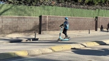 Kurallara uygun kullanılmayan elektrikli scooter, kazaya davetiye çıkarıyor