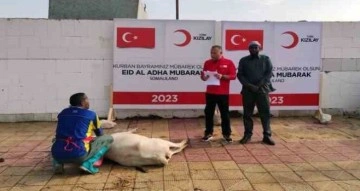 Kurban emanetleri ihtiyaç sahiplerine ulaşıyor