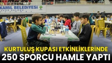 Kurtuluş kupası etkinliklerinde 250 sporcu hamle yaptı
