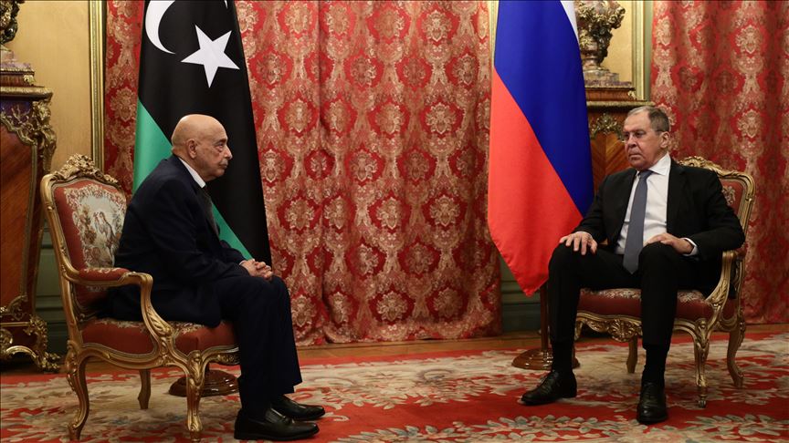 Lavrov, Libya’daki Tobruk Temsilciler Meclisi Başkanı Salih ile görüştü
